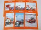 6 Prospekte Fiat-Hitachi Radlader FR70 FR90 FR100 FR130 FR160 FR10C