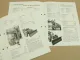 6Prospekte Aveling Austin Barford Pacer 99-H Pacer 400 MG MGH Super 500 von 1965