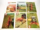 6x Original Prospekt in Mappe Fella Landtechnik Mähwerk Turboheuer Schwader 1990