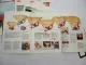 6x Original Prospekt Vicon Landtechnik Düngerstreuer Presse 1970/80er Jahre