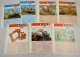 7 Prospekte opuscoli BENFRA 4Rd 4Ch 6Cd 7Rb 8Ch 10Cd 12Ch scavatrice ca 1970