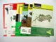 7x Original Prospekt Niewöhner Wühlmaus Kartoffel Erntemaschinen 1970er Jahre