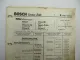 8x Original Bosch Service-Liste für NSU PKW Prinz RO80 1000 BJ 1958-1969
