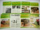 8x Original Prospekt Eberhardt Pflugfabrik Landtechnik Egge Pflug Grubber 1980er