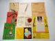 8x Prospekt Büromaterial Reynolds Tesafilm Rotring 1940/50er Jahre