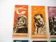 8x Werbung DDR Sparkasse Kosmonauten CCCP USA 1964/65 DEWAG Berlin