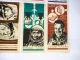 8x Werbung DDR Sparkasse Kosmonauten CCCP USA 1964/65 DEWAG Berlin