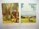 9 Postkarten VW Käfer Karmann Ghia 1950/60er Jahre Zeichnung Victor Mundorff