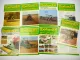 9x Original Prospekt Eberhardt Pflugfabrik Landtechnik Egge Pflug Walzen 1980er