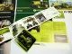 9x Original Prospekt Flyer Aufkleber Hürlimann H-355 - 6160 Traktor 1979/1981
