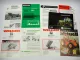 9x Original Prospekt Landtechnik 1970/80er Jahre Hürlimann Renault Welger
