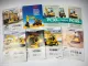 9x Prospekt Komatsu PW PC Mobilbagger Raupenbagger 1990/2000er Jahre