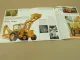 Prospekt Massey Ferguson MF 3303 3305 Mehrzweckbaumaschine Baggerlader 60er Jahr