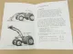 Massey Ferguson Frontlader Betriebsanleitung MF 165A 168A 178A 188A 1080A 1080S