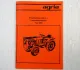 Agria 4800 Kompaktschlepper Ersatzteilliste 1979