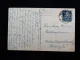 AK Atzendorf Merseburg Geiseltal Dorfstraße Schule 1950 gelaufen