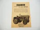 Allgaier AP22 Dieselschlepper 22 PS Prospekt 1954