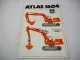Atlas 1604 + LC mit AWE4 System Raupenbagger Prospekt Technische Daten 03/1986