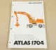 Atlas 1704M MobilBagger Ersatzteilliste Parts List Pieces Rechange 1987