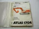 Atlas 1704R Serie 372 Raupenbagger Ersatzteilliste Spare Parts List 1994