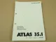 Atlas 35.1 Ersatzteilliste Parts List Catalogue de pieces Ausgabe 8/1997