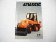 Atlas 52C Radlader Prospekt mit technischen Daten 1988