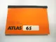 Atlas 65 Radlader Ersatzteilliste Spare Parts List Catalogue pieces 1998