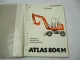 Atlas 804M Mobilbagger Ersatzteilliste Spare Parts List Catalogue pieces 1995