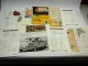 Automobilia 13 tlg. Prospekte Opel Ford Renault Dunlop u.a. 1950er Jahre