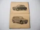 AWZ Zwickau PKW Typ P70 Betriebsanleitung Limousine Kombi Coupe 1958 DDR