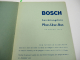 Bosch Blaue Handelsliste für PKW LKW Bus Ausrüstung 1959