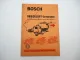 Bosch Druckluft Servobremse mit Einkammer Bremsverstärker SV / DKB Handbuch 1962