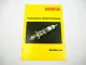 Bosch Technische Unterrichtung Zündkerzen Einbau Wartung Fehlersuche in KFZ 1970