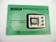 Bosch Zündungsoszillograph EFAW110 Betriebsanleitung Bedienung 1963