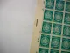 Briefmarken 50x Bogen Dienstmarken zu 10 Pf. 500 DM neue Zähnung DDR