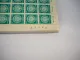 Briefmarken 50x Bogen Dienstmarken zu 10 Pf. 500 DM neue Zähnung DDR