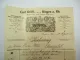 Carl Gräff GmbH Bingen am Rhein Zigarren Tabakfabrik Rechnung 24.Aug. 1905
