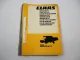 Claas Dominator 88 SL S Ersatzteilliste Bildkatalog Spare parts List 1993
