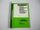 Claas Liner 780 780L Kreiselschwader Ersatzteilliste Spare Parts List 1995