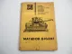 Claas Matador Gigant Mähdrescher Ersatzteilliste Ersatzteilkatalog 1964