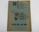 Claas Pick Up LD100 Sammelpresse Ersatzteilliste Ersatzteilkatalog 12/1962