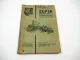 Claas Super 500 Automatic Mähdrescher Betriebsanleitung Ersatzteilliste 6/1962
