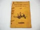 Clayson M122 Mähdrescher Ersatzteilliste Spare Parts List 1968