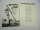 Coles Hydra Husky 45 50 TSC Telescopic Truck Crane 2x Prospekt Brochure 1979