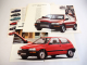 Daihatsu Charade PKW 3x Prospekt Technische Daten Ausstattung 1989/93
