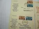 DDR 12x Briefe Ersttagsbriefe Einschreiben mit Briefmarken 1954