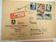 DDR 8x Briefe Ersttagsbriefe Einschreiben mit Briefmarken 1951