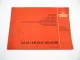 Deutz Fahr KH 40 40D 40DN Kreiselheuer Ersatzteilliste Spare Parts List 1978