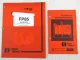 Ditch Witch Fluid Pac FP 85 Bedienungsanleitung Spare Parts List 1993/97