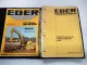 Eder M 825 Hydraulikbagger Ersatzteilliste Ersatzteilkatalog 1984